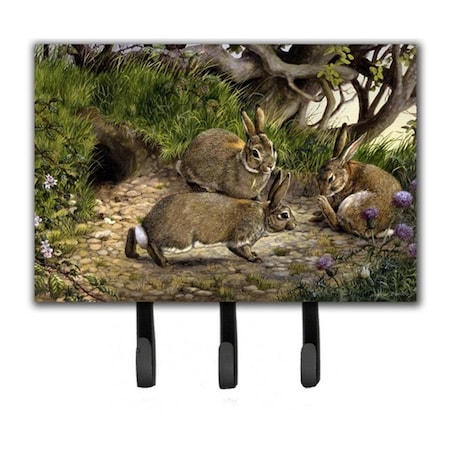 Jensendistributionservices Rabbits & the Rabbit Hole Leash or Key Holder MI2088703